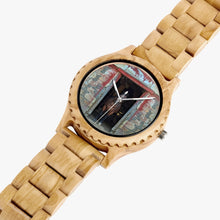 Charger l&#39;image dans la galerie, Wood Watch Italian Olive Horse in Red Barn by JVH
